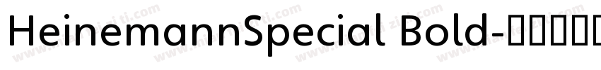 HeinemannSpecial Bold字体转换